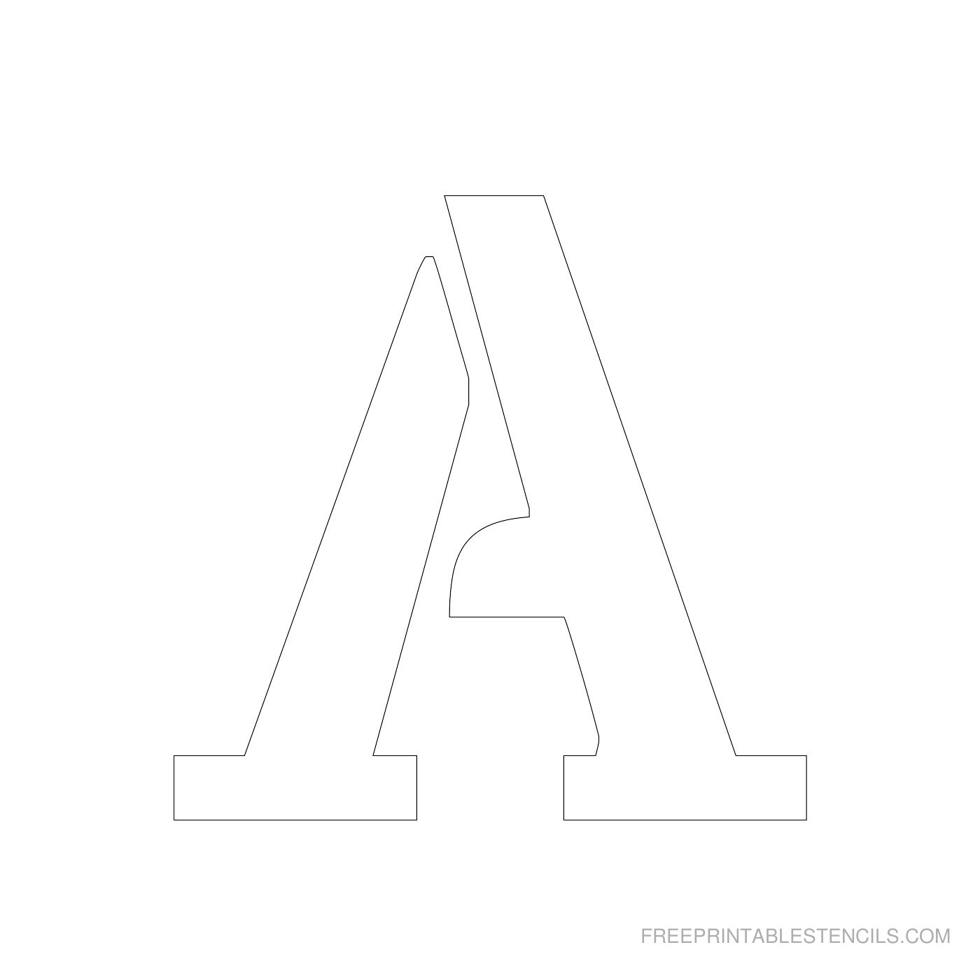 4 Inch Printable Alphabet Letters Templates   Bing images | Crafts 