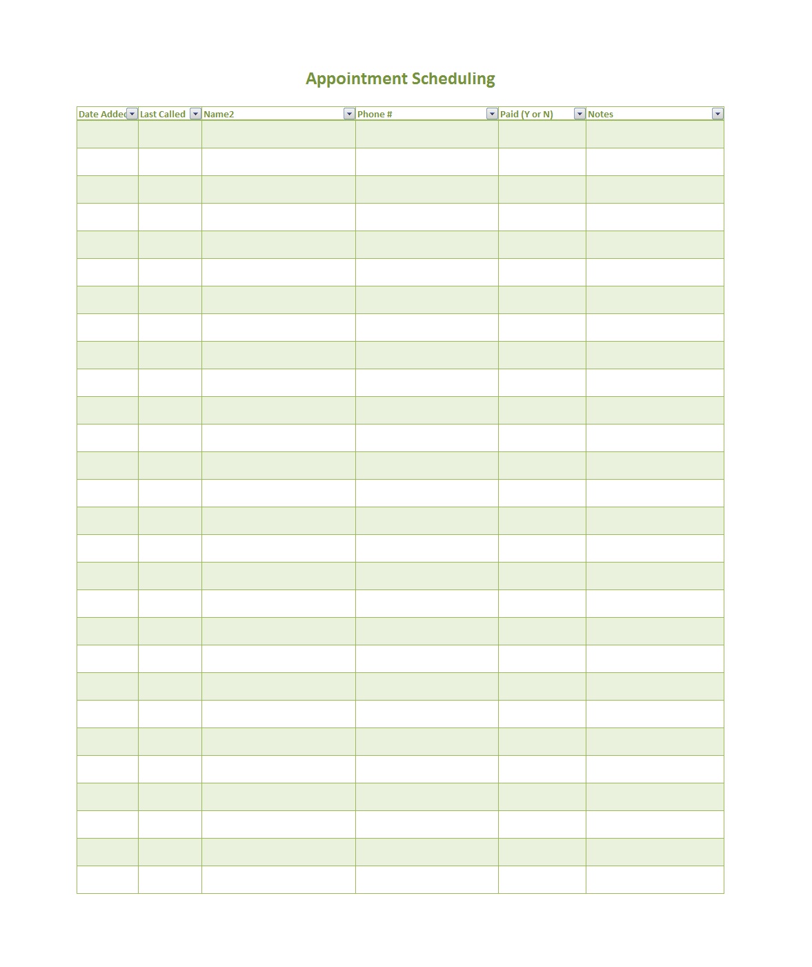 Free Printable Blank Daily Calendar | 181d Daily Appointment 