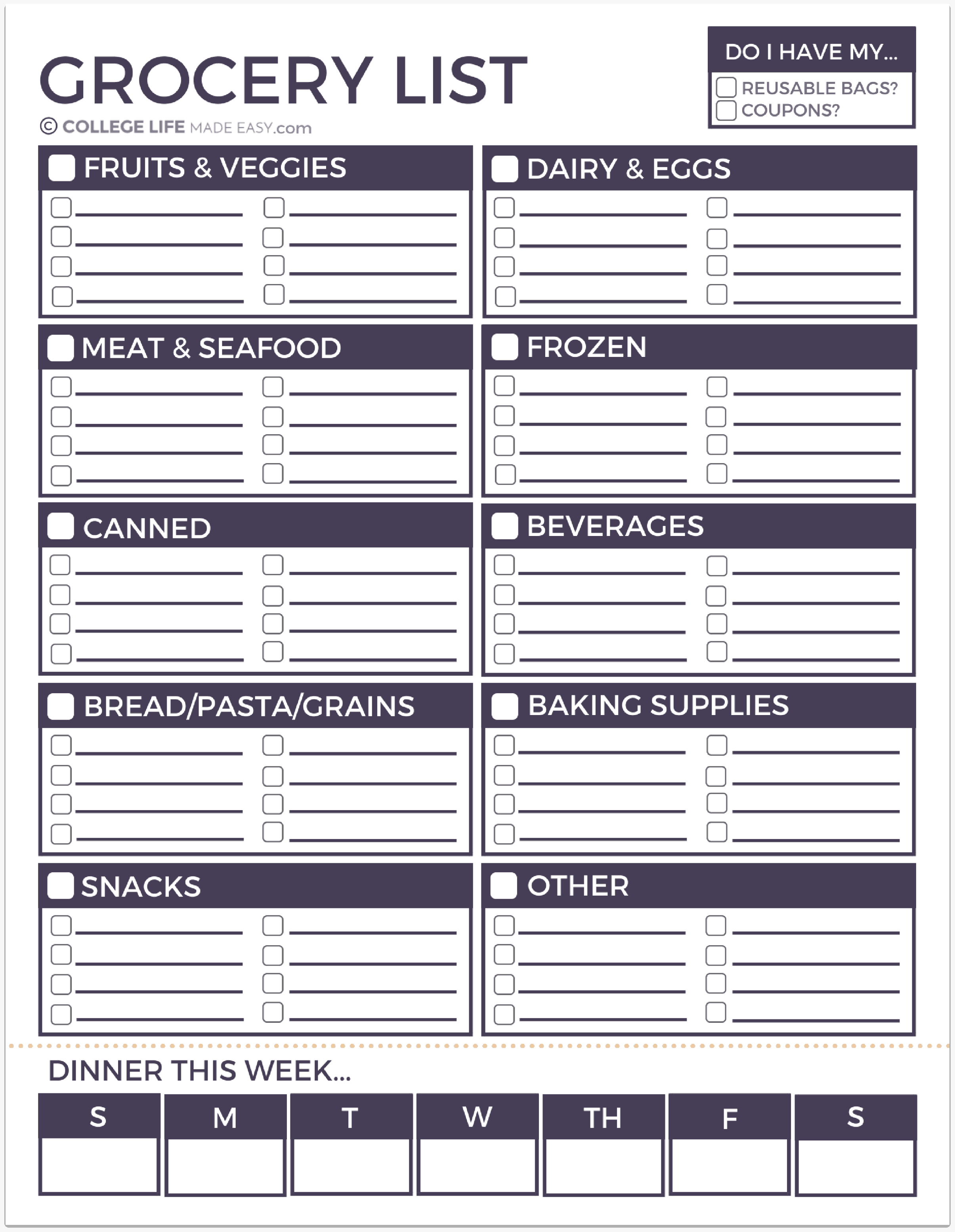 Budget List Printable Template Business PSD, Excel, Word, PDF