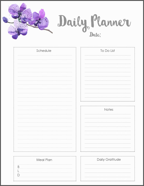 Top 5 Favorite Daily Planner Pages & a Free Printable | Planners 