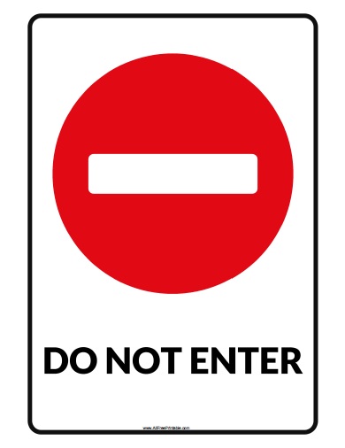 Please Do Not Touch Printable Sign, free to download and print 