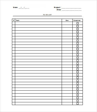 30 Free Printable Checklist Template Andaluzseattle