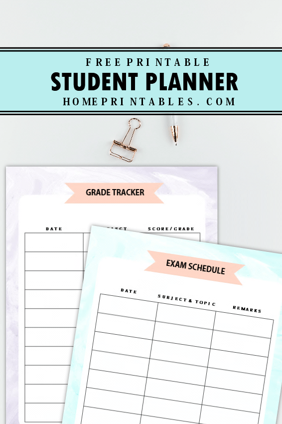 The Amazing Student Planner Free Printable to Use Today!