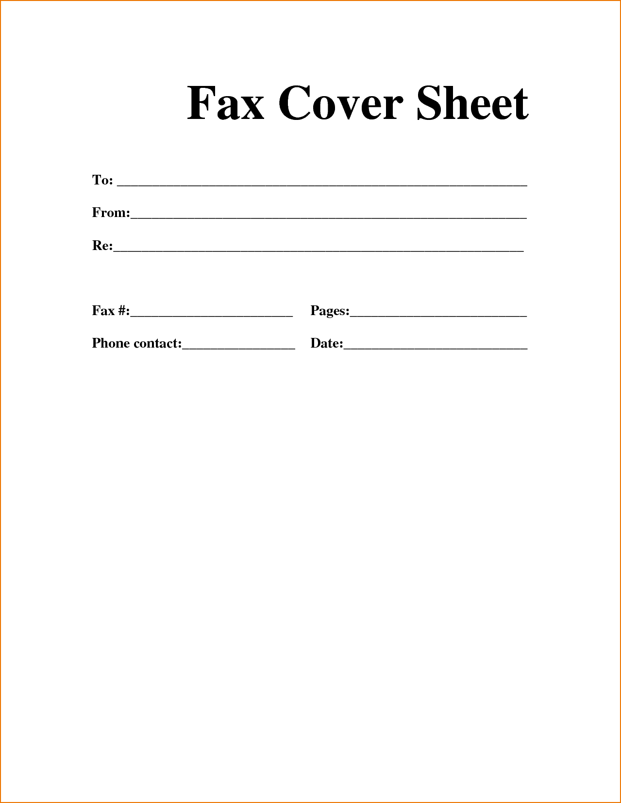Free Fax Cover Sheet Templates    Office Fax or VirtualPBX Email 