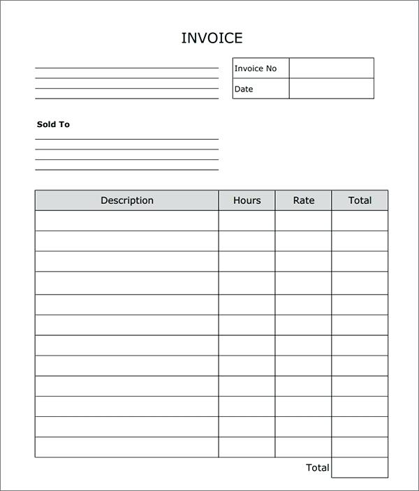 028 Template Ideas Free Printable Invoice Templates Download Word 