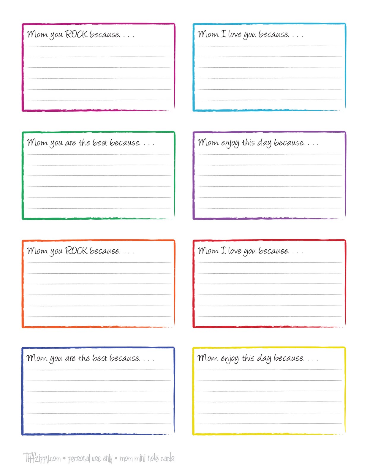 17 Free Note Card Designs Images   Note Card Templates Free, Free 