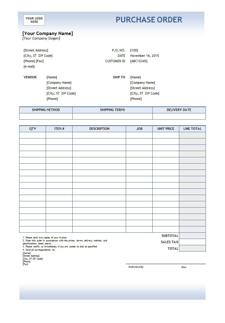 free-printable-purchase-order-form-templateral-riset