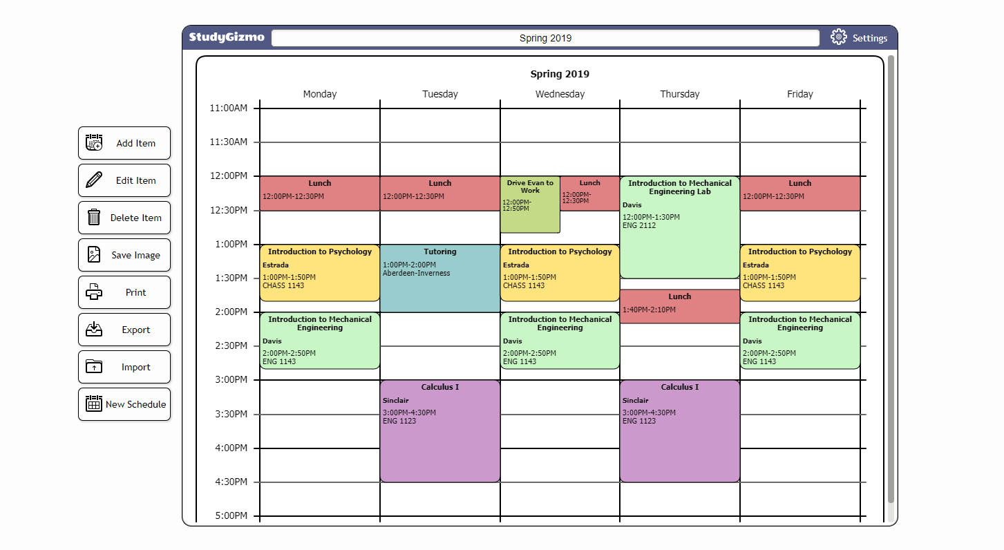 Free Printable Schedule Maker Template Business PSD Excel Word PDF