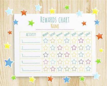 Free printable reward chart | Downloadable reward charts 