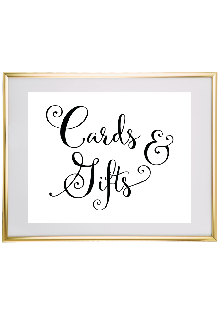 Cards and Gifts Wedding Sign | Baby Shower | Wedding shower signs 