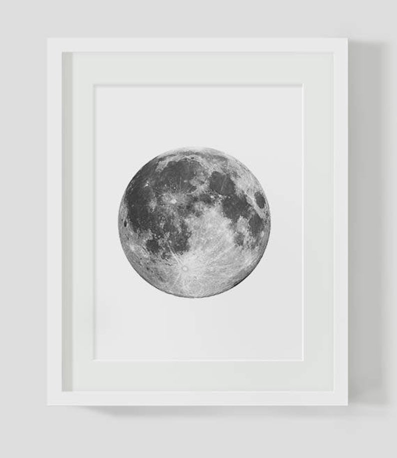 Full Moon Printable Template