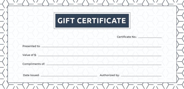 12+ Blank Gift Certificate Templates – Free Sample, Example Format 