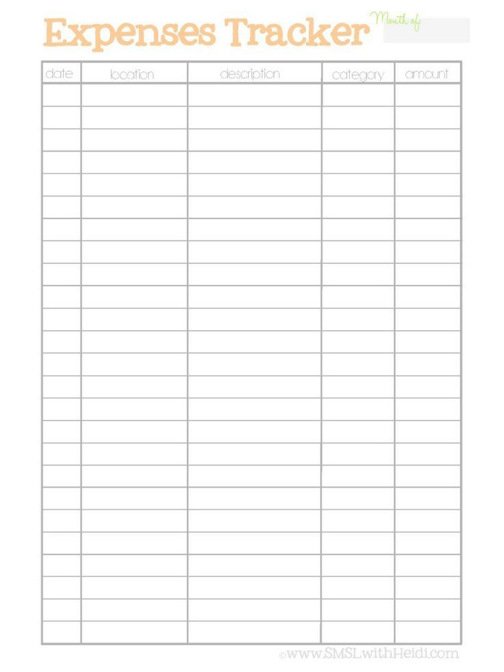 money tracker   Google Search | Printables | Monthly budget 