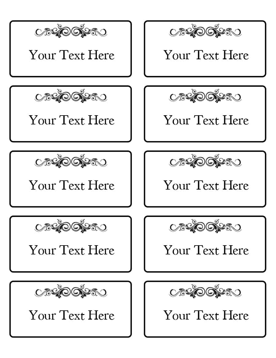 Name Templates Printable Template Business PSD, Excel, Word, PDF