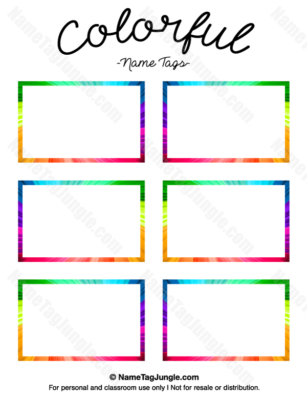 Free Name Templates Printable