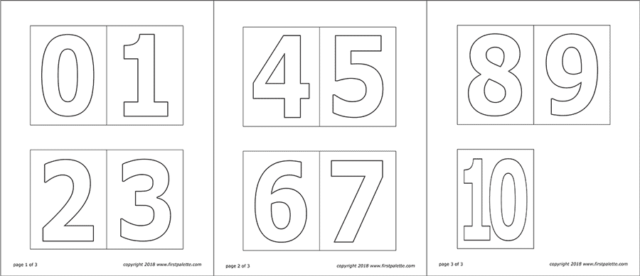 Number Template Printable Template Business PSD Excel Word PDF