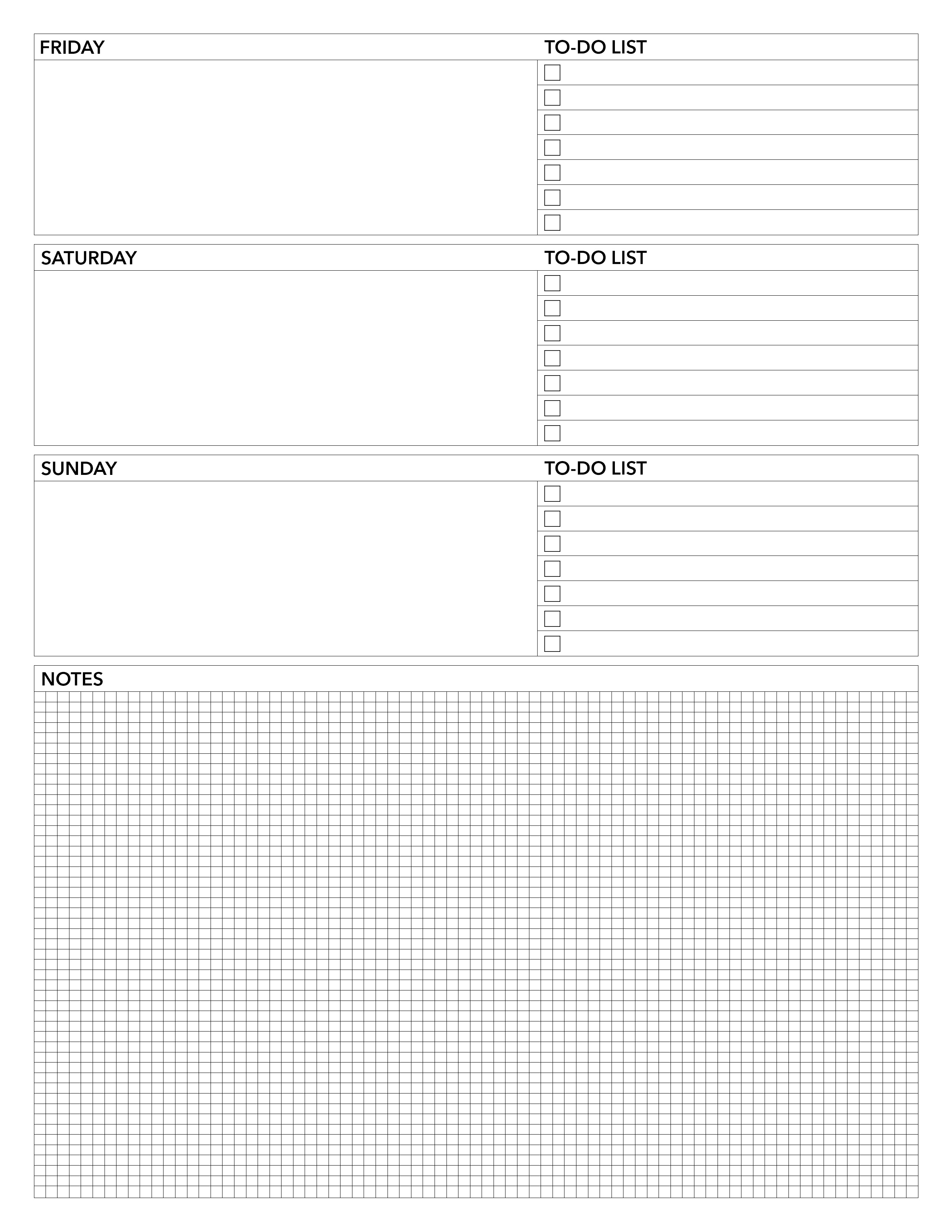 Printable Diary Pages | Template Business PSD, Excel, Word, PDF