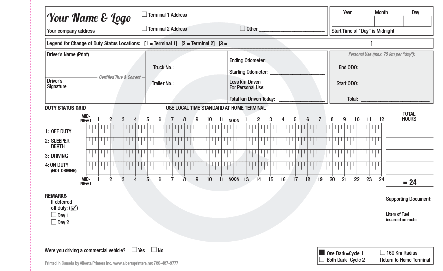 50 Printable Driver's Daily Log Books [Templates & Examples]