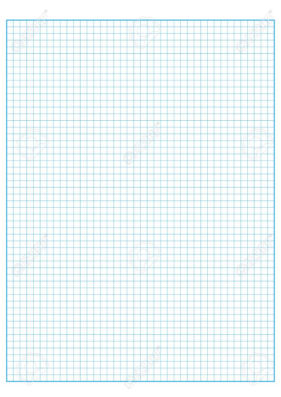 Engineering Graph Paper. Printable Graph Paper Vector Illustration 
