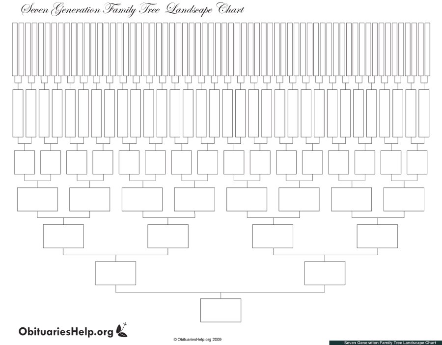 20 Generation Family Tree Template Excel