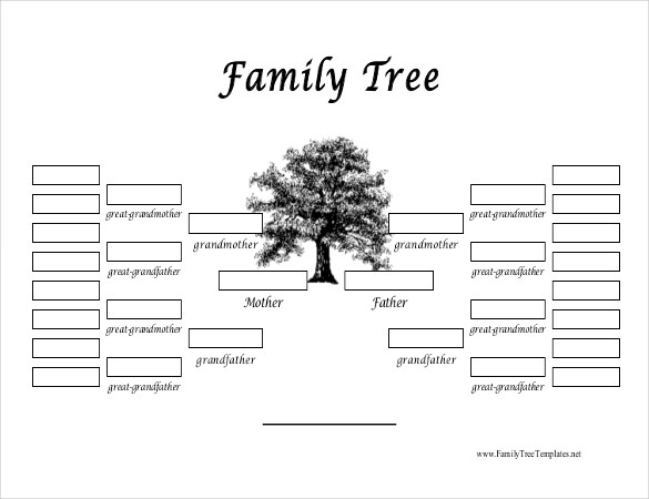50+ Free Family Tree Templates (Word, Excel, PDF) ᐅ Template Lab