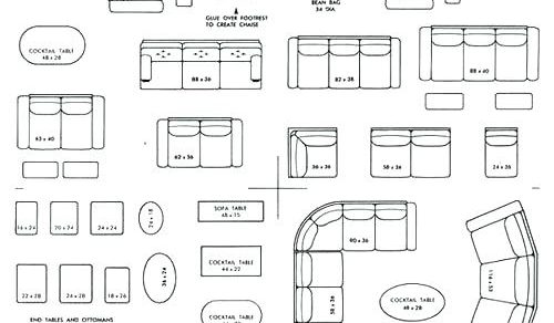 1 4 Inch Scale Furniture Templates Printable Free