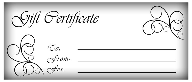 017 Free Printable Gift Certificates Template Ideas T Bunch Of 