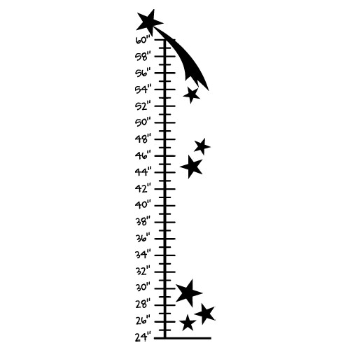 Printable Height Chart In Inches Template Business PSD Excel Word PDF