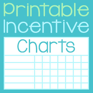 Printable Incentive Charts for Your Homeschool