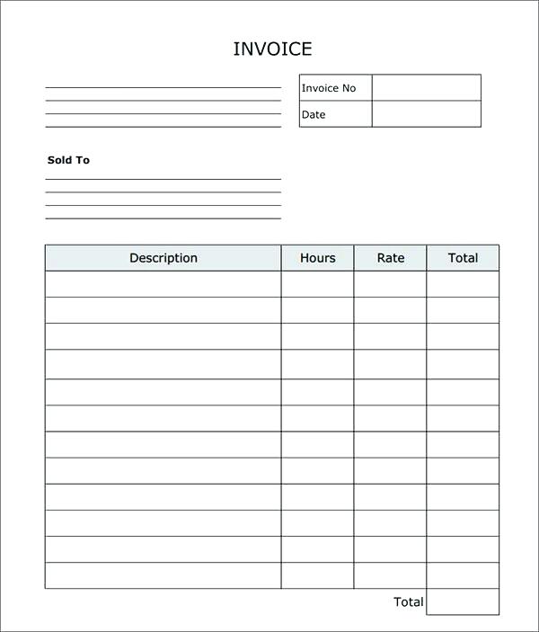 Printable Invoice (5)   Cover Letter