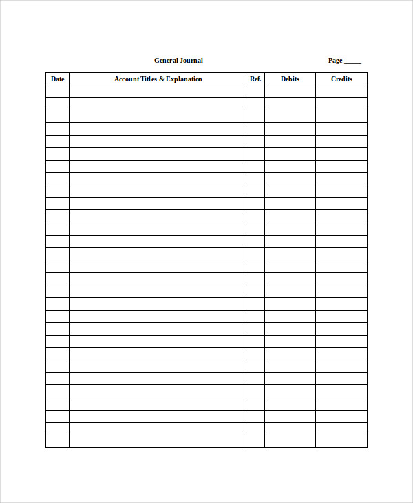 Free Printable Accounting Ledgers 5   portsmou thnowand then