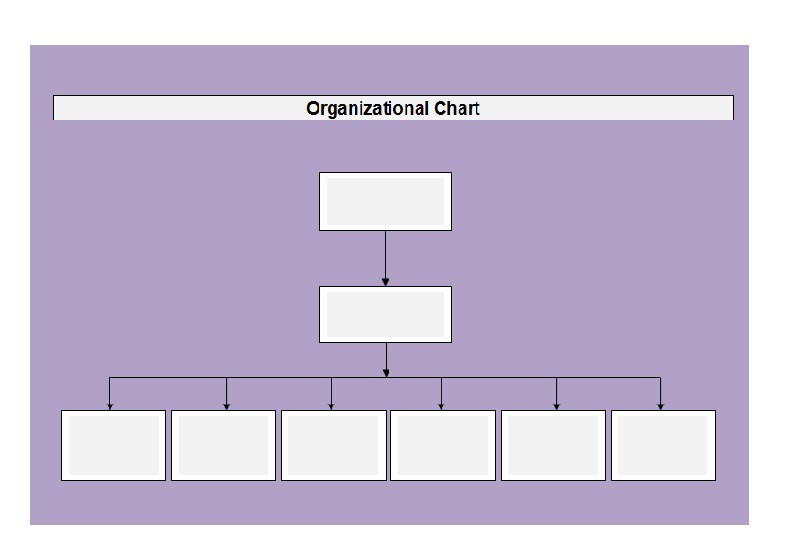 This printable blank organizational chart can be customized with a 