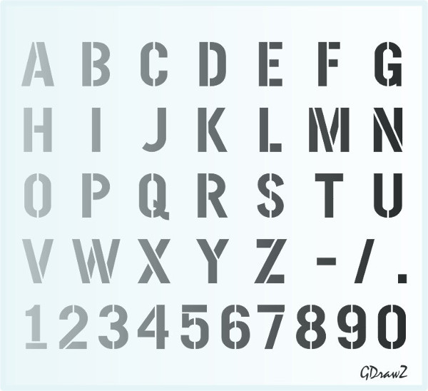 9+ Printable Letter Stencils   Free Sample, Example, Format 