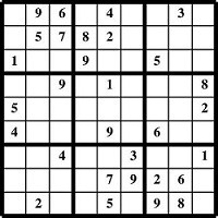 free sudoku printable puzzles: Free Printable Sudoku Games