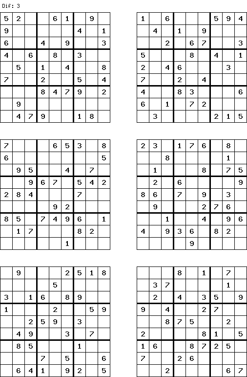 Printable Sudoku Puzzles for kids 2018 11 09 | Sudoku | Sudoku 