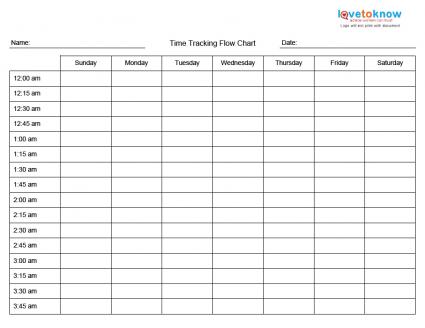 Printable Time Management Charts | LoveToKnow