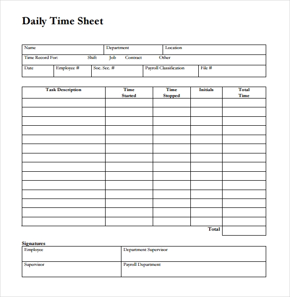 Timesheet Template Free Printable from acmeofskill.com