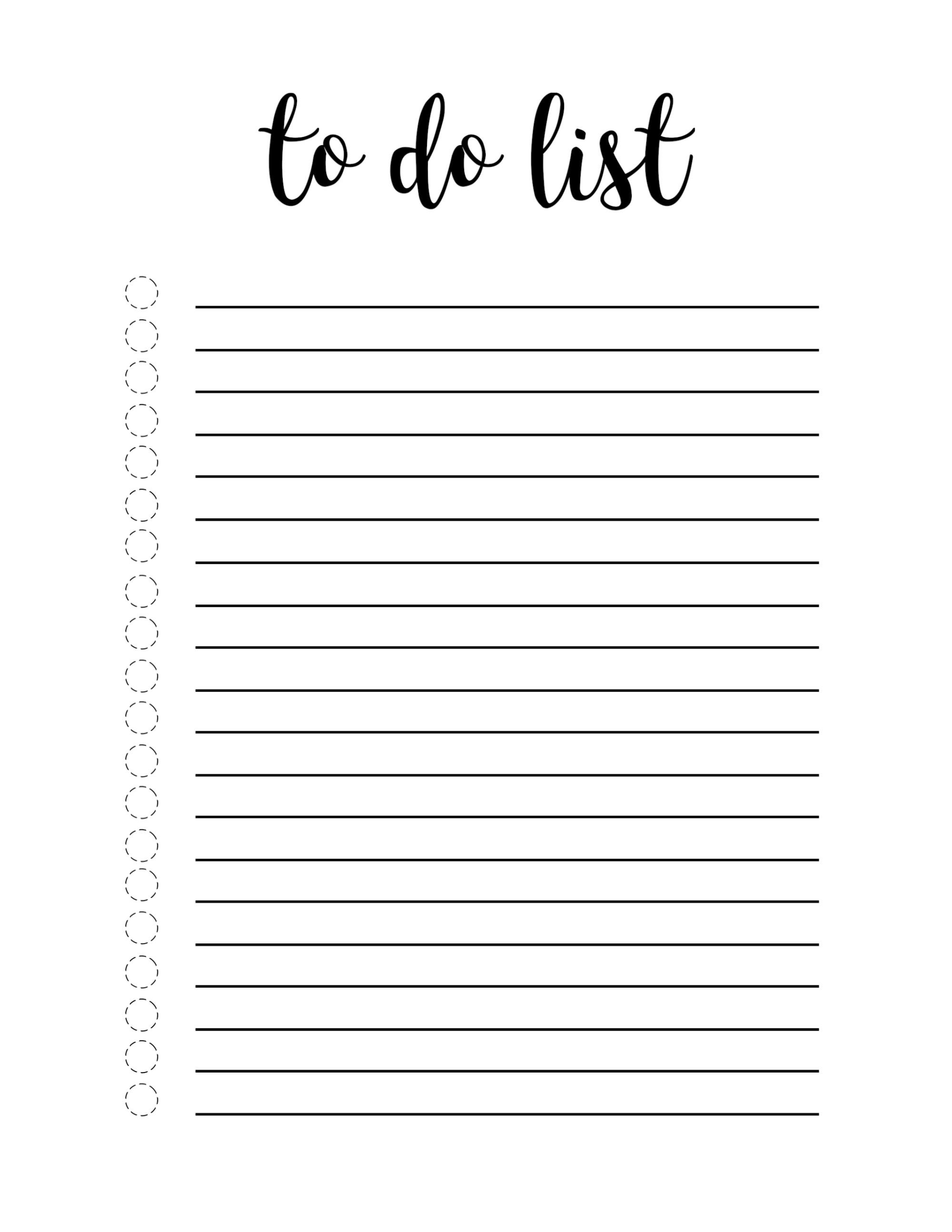 Basic To Do List