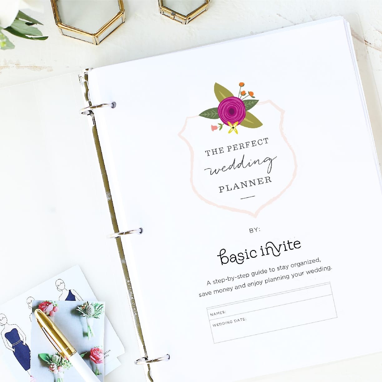 Wedding Planner Printable by Basic Invite