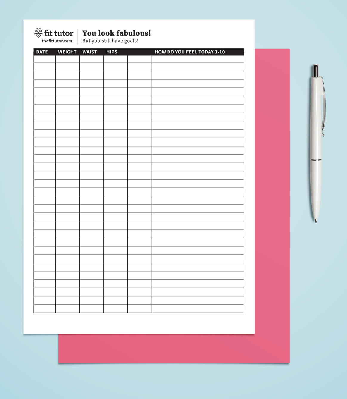 Printable Weight Loss Charts Template Business PSD Excel Word PDF