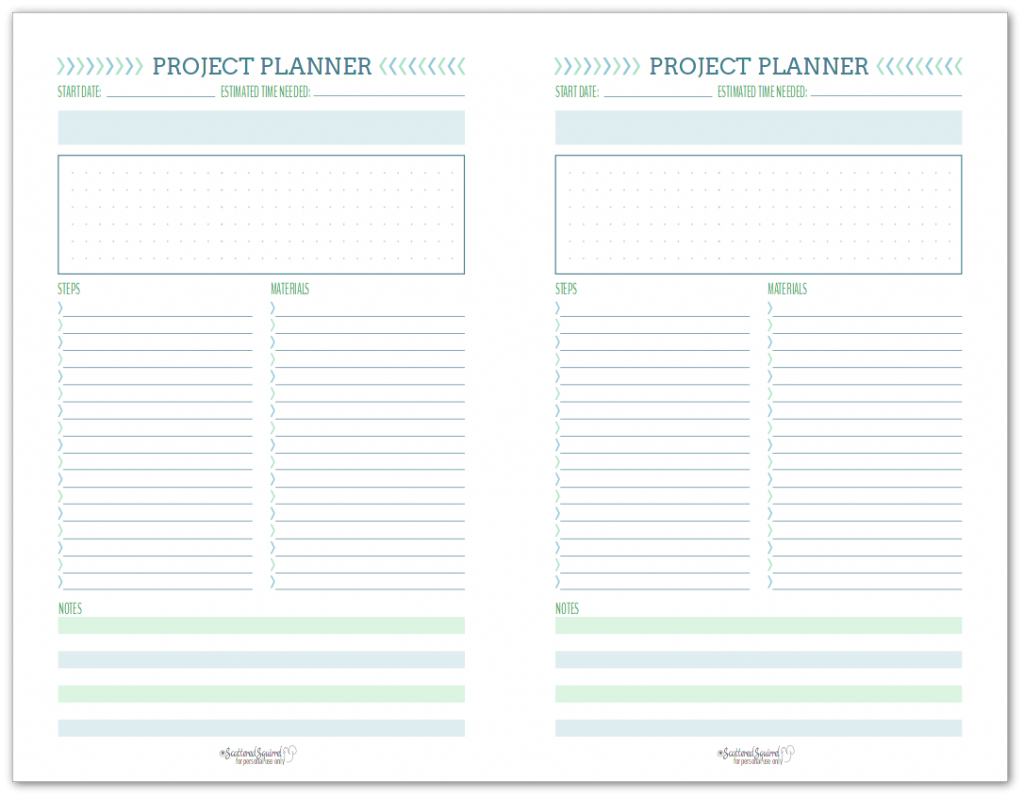 Free Project Planner Printable | Free Printables  The Best Free 