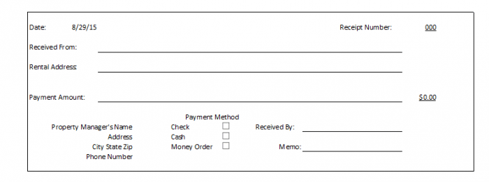 Receipt Template Form   Fill Out and Sign Printable PDF Template 