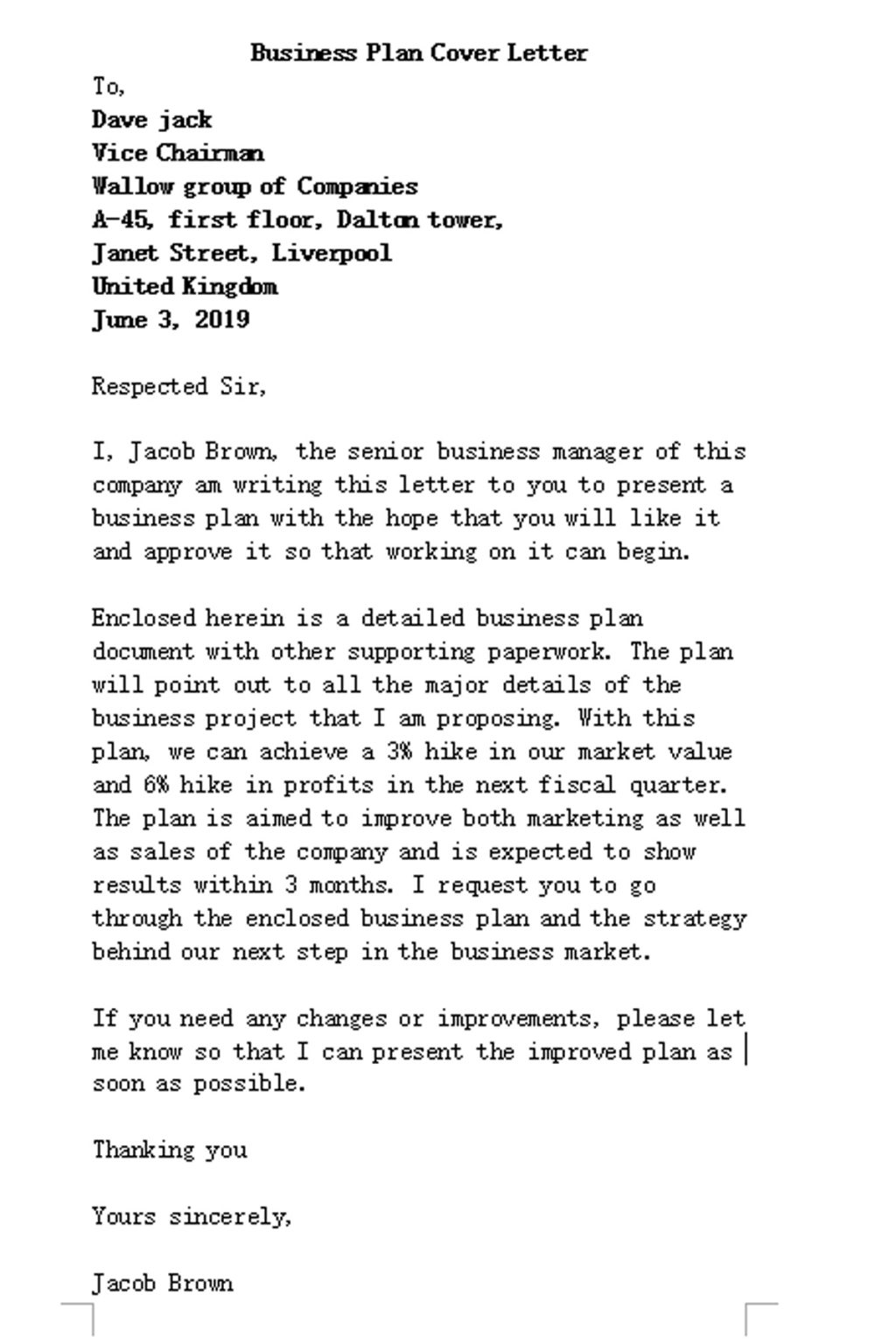 20+ Business Letter Template for Different Purposes ...