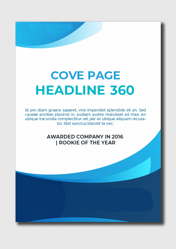 10+ Cover Page Template Free PSD | Template Business PSD, Excel, Word, PDF