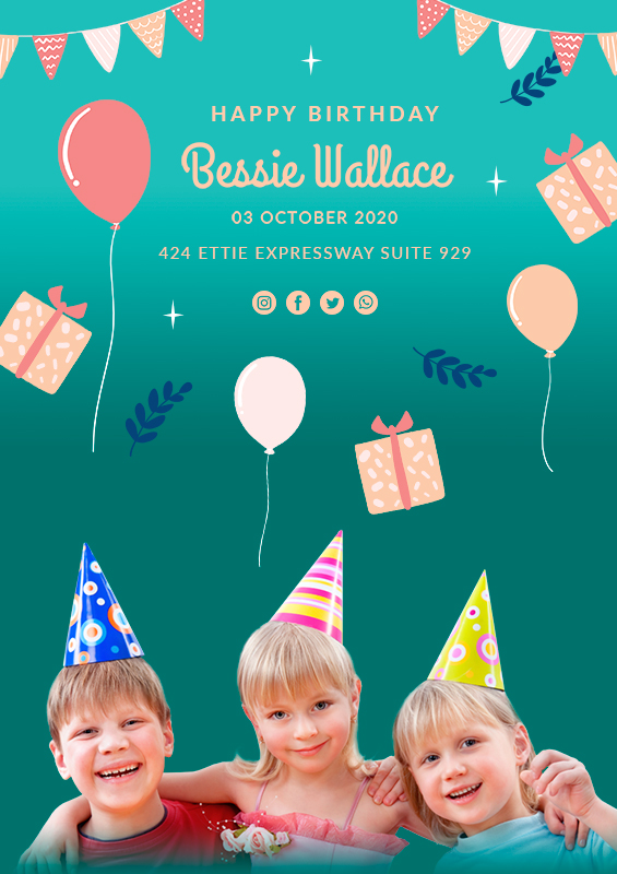 how to create a birthday banner in photoshop