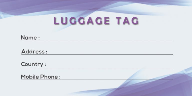 Luggage Tag Psd Template Free Template Business Psd Excel Word Pdf