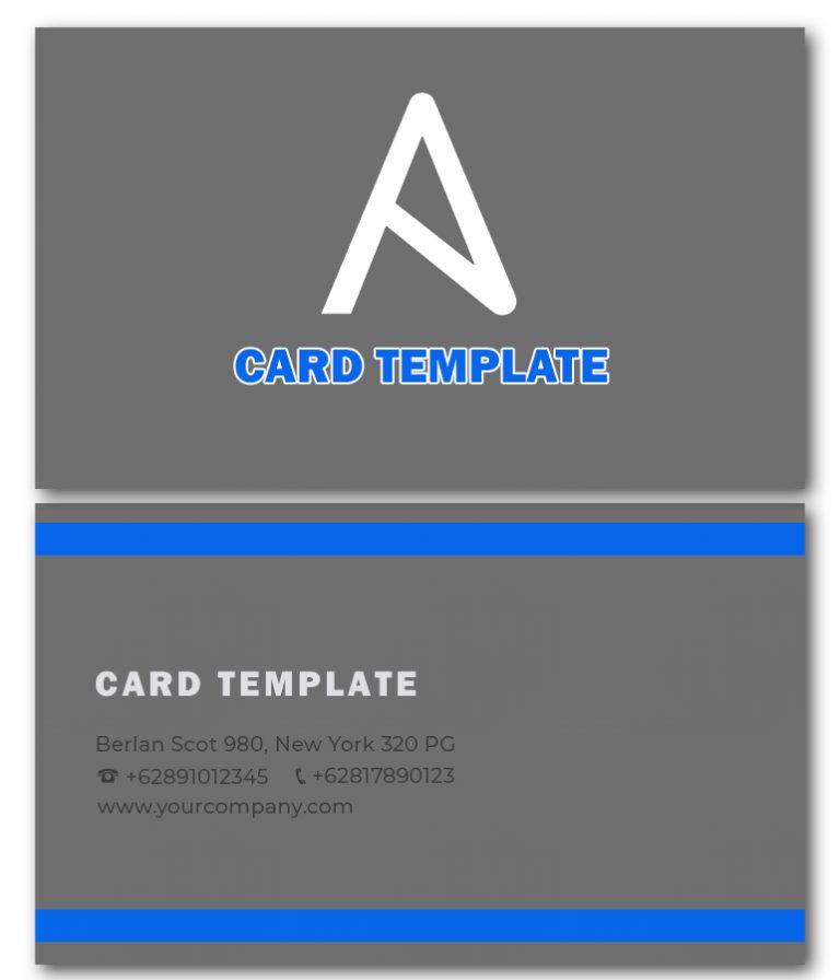 A2 Card Template