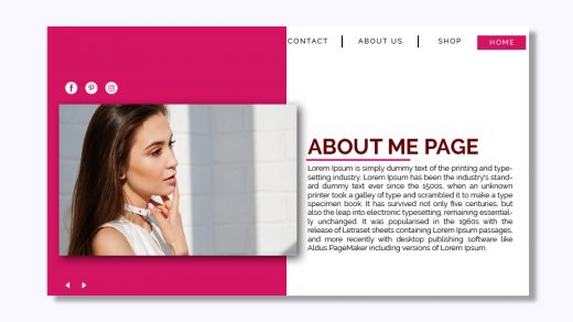 Free About Me Page Template Printable Form Templates And Letter Vrogue