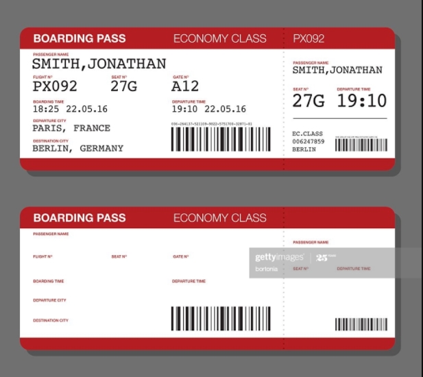 5 Boarding Pass Template Template Business Psd Excel Word Pdf