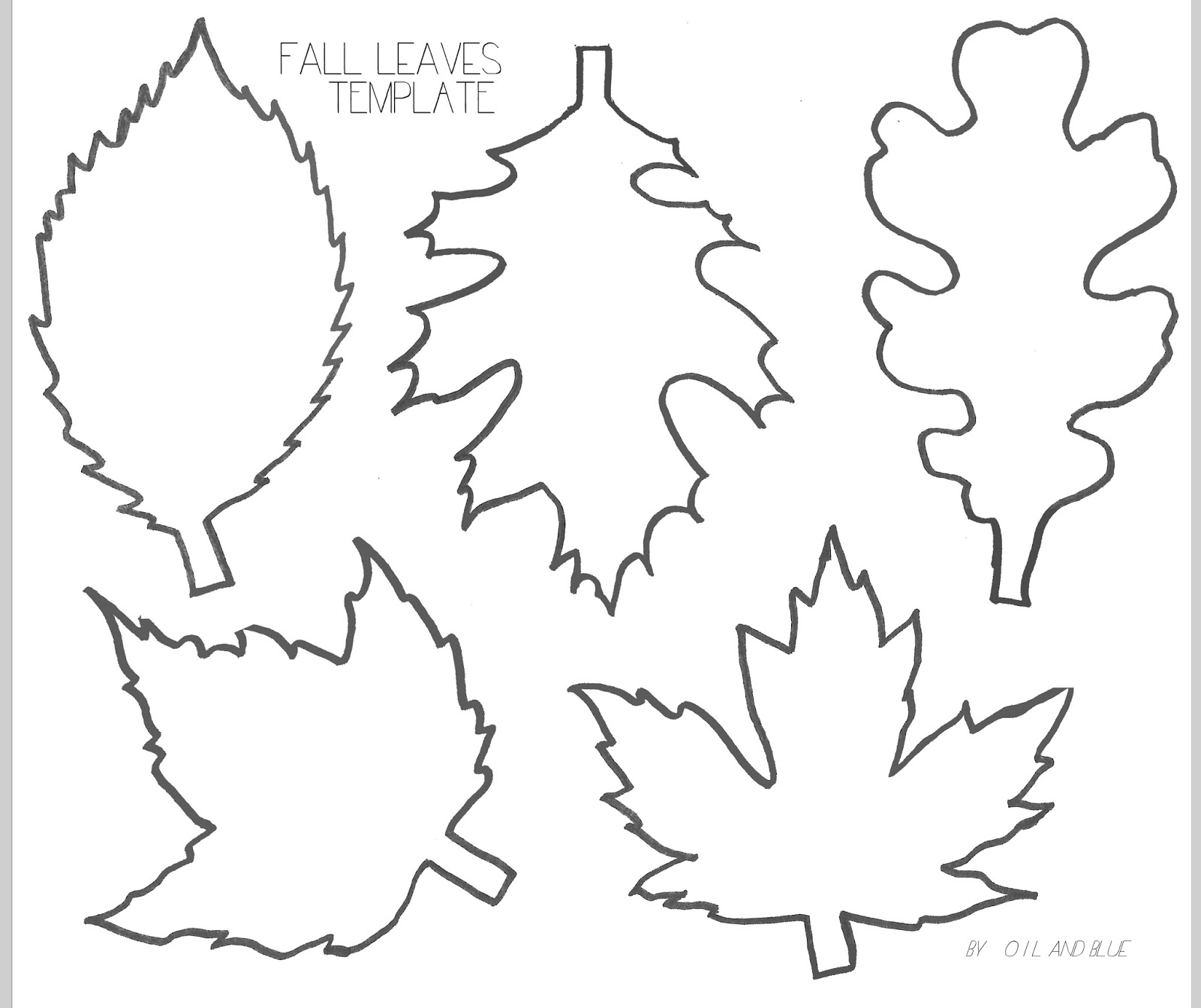oil and blue: FALL LEAF LINE DRAWING TEMPLATE   free printable 